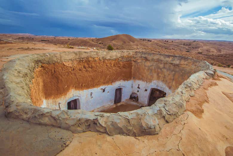 Matmata, famosa por sus casas trogloditas