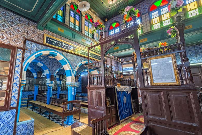 Sinagoga de la Ghriba en Djerba, Túnez